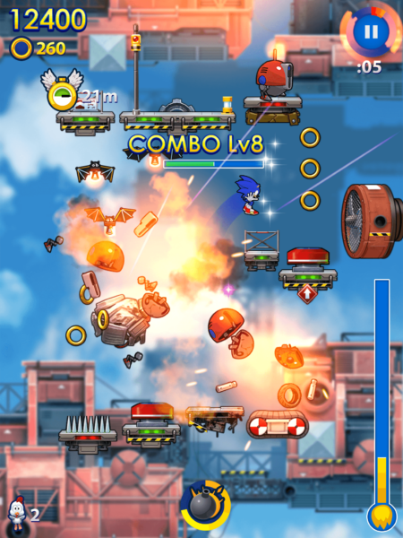 Sonic Jump Fever - Screenshot 01 - iPad_1402370587