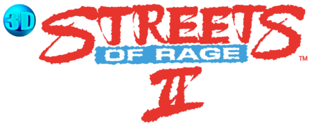 3D Streets of Rage 2 logo (EU Version)