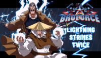 Broforce - Lightning Strikes Twice Key Art