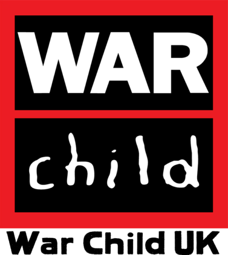 War Child UK with writing