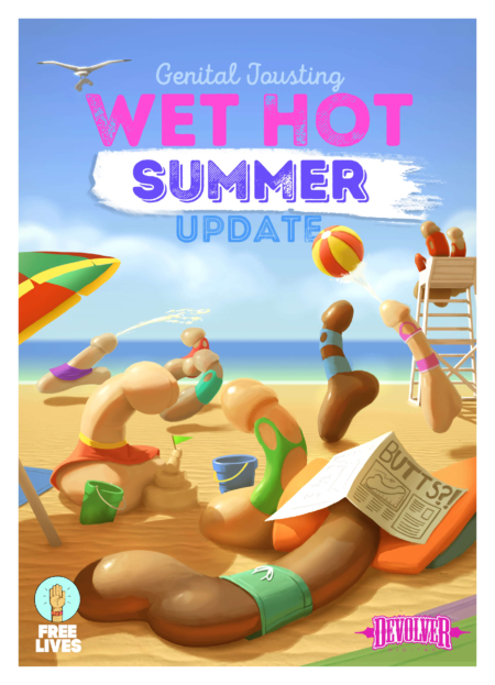 Genital Jousting - Wet Hot Summer Art_Large