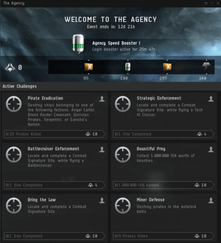 EVE UI Screenshot - The Agency