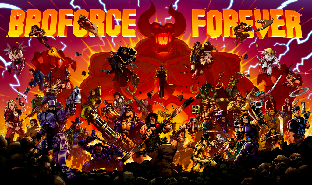 Broforce Game Rambo ¡Hermanos, hoy se come, ha llegado el día de Broforce Forever! 👾 ...